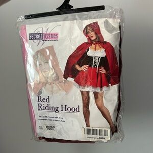 Secret Wishes RED RIDING HOOD Halloween Costume XSmall